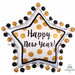 Ring in the New Year 30-Inch Holographic Foil Balloon