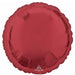 18 Inch Burgundy Round Foil Balloon