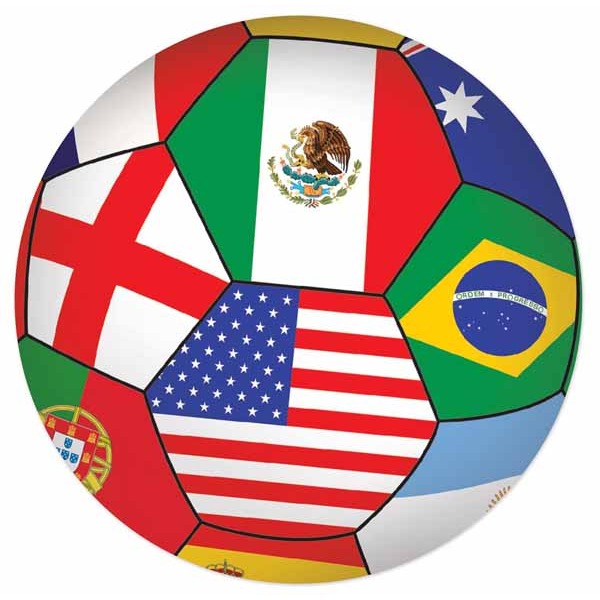 International Peel 'N Place Decoration, 1 Sheet