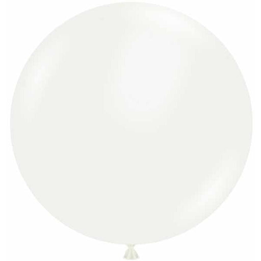 TUFTEX 36-Inch Standard White Latex Balloons, 10 Count