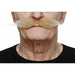 Blonde and White Costume Moustache, 27 cm