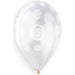 GEMAR 13" CLEAR DOTS SPIRAL WHITEINK 50/B