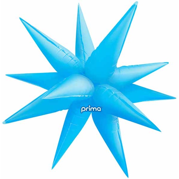 Prima Electric Blue 40" Starburst Foil Balloon