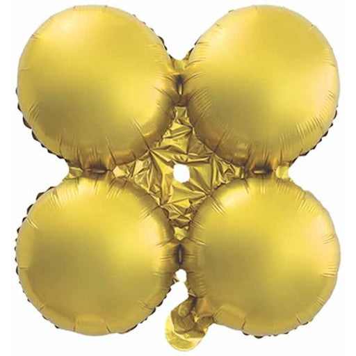 12" Matte Gold Quad Arch Foil Balloon