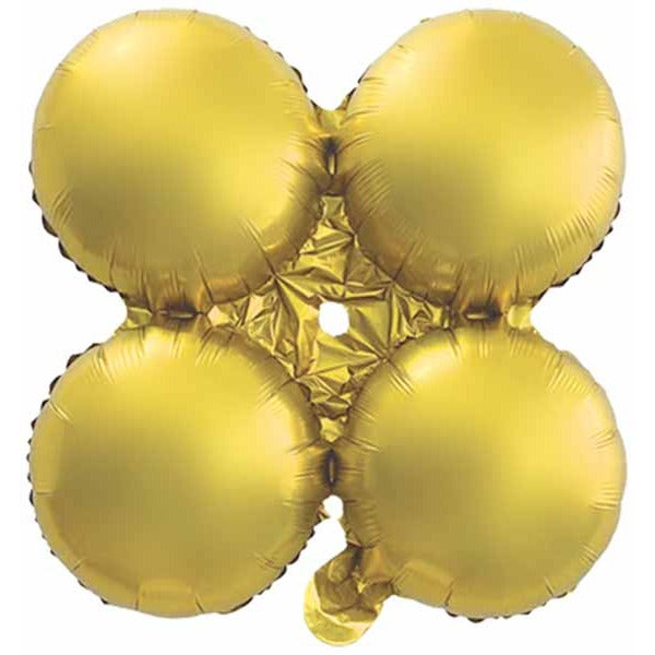 12" Matte Gold Quad Arch Foil Balloon