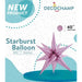 Decochamp 40 Inch Light Pink Starburst Foil Balloon