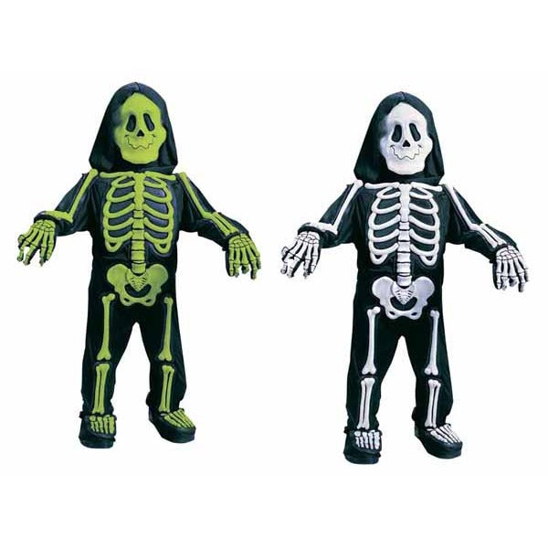 Child Skelebones White Skeleton Costume, Large (4T-6T)