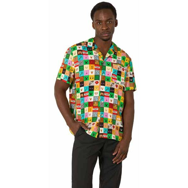 Suitmeister Minecraft Short Sleeve Shirt, XX-Large