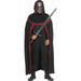 Iron Knight Adult Costume with Hooded Robe and Mask
