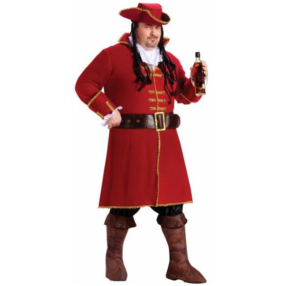 Captain Blackheart Plus Size Pirate Costume