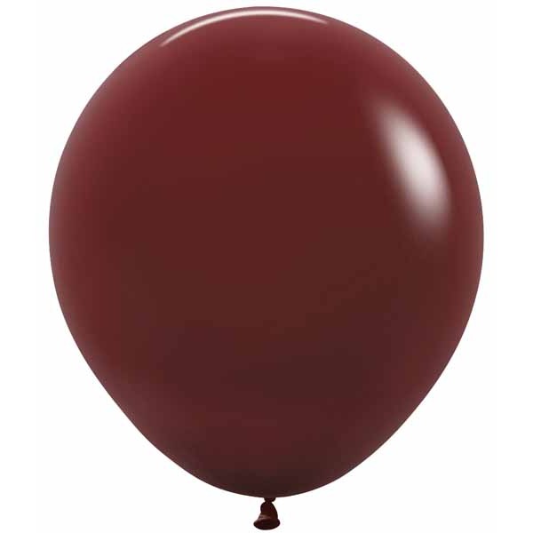 Sempertex Merlot Red 18-Inch Latex Balloons, 25 Pack