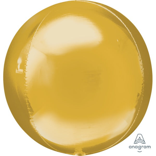 16-Inch Gold Orbz Foil Balloon