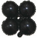 12 Inch Black Quad Arch Foil Balloon