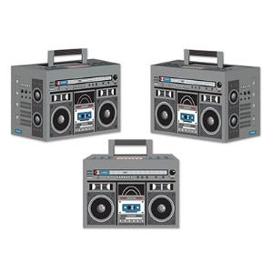 Boom Box Favor Boxes, 3 Pack