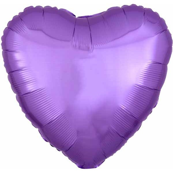 18 Inch Pearl Lavender Heart Foil Balloon