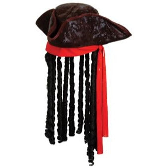 Caribbean Pirate Hat, One Size Fits Most