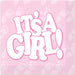 It's A Girl Luncheon Napkins 2 ply - 16/PK
