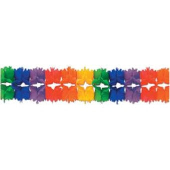 Rainbow Pageant Garland, 14.5 ft