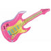 Pink Electric Guitar Foil Balloon, 39 Inch