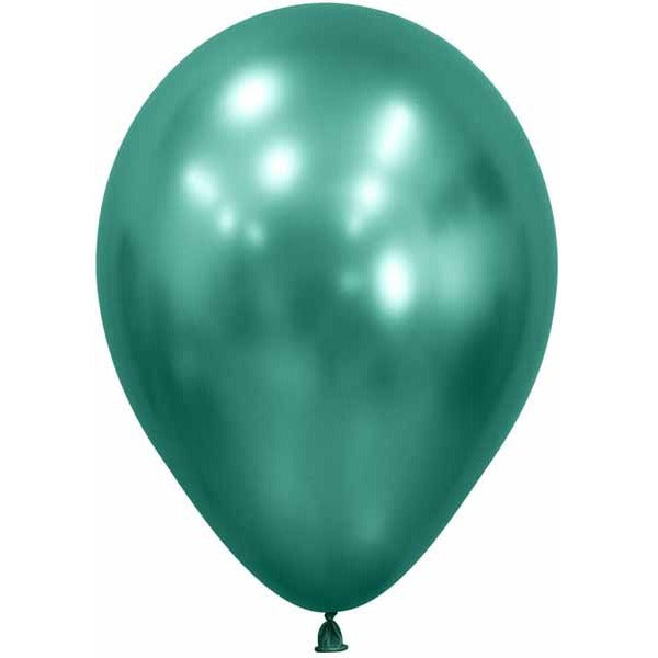 Sempertex Reflex Aurora Green 11" Latex Balloons, 50 Pack