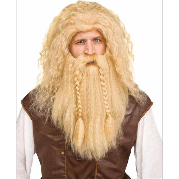 Blonde Viking Wig & Beard Set