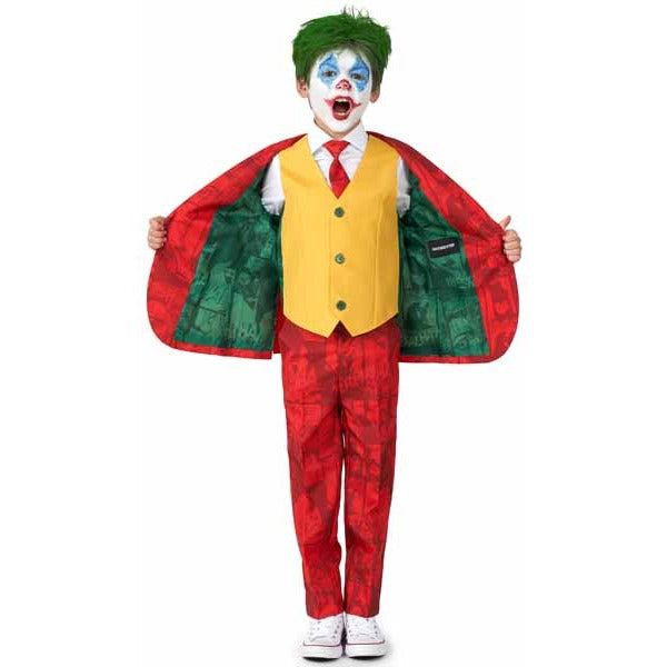 Suitmeister Scarlet Joker Suit for Boys, Medium