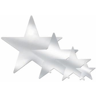 5-Inch Silver Foil Star Decoration