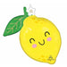 Food Friends Lemon 25-Inch Shaped Foil Balloon