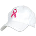 Adjustable Embroidered Pink Ribbon Cap