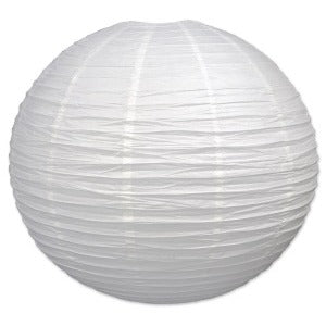 JUMBO PAPER LANTERN WHITE 30" 1/PKG