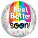 Feel Better Soon 16" Orbz XL Foil Balloon
