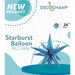 DecoChamp 26-Inch Blue Starburst Foil Balloon