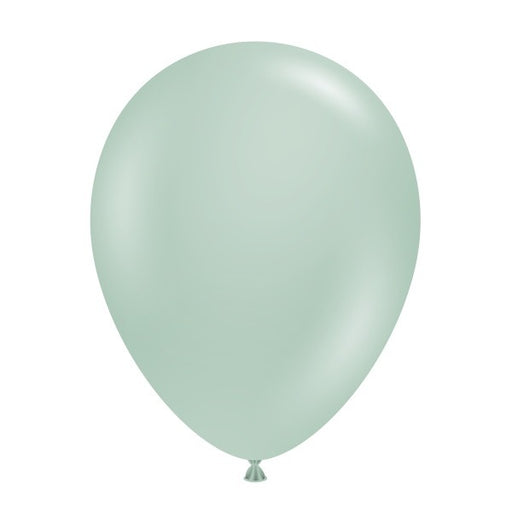 TUFTEX Empower Mint 17-Inch Latex Balloons, 50 Count