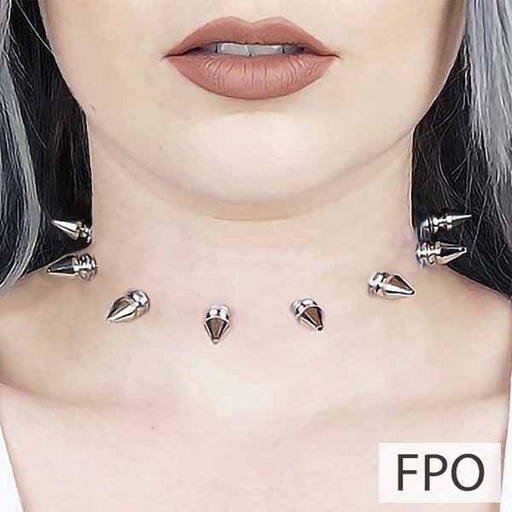 Woochie Goth Choker Latex Prosthetic