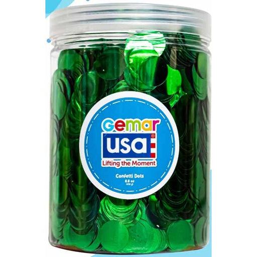 Gemar Green Confetti Dots, 8.8 oz