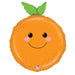 Orange Produce Pal 26-Inch Shaped Foil Balloon