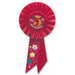 My 5th Birthday Red Rosette
