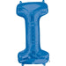 Blue Letter I Balloon, 32 Inch