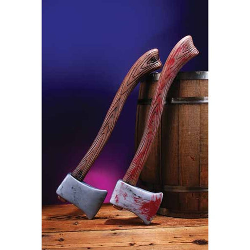 Accessoire de costume d'Halloween hache ensanglantée
