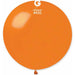 Gemar 31" Metallic Orange Latex Balloon #031, 1 Count