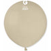 Gemar 19-Inch Latte #084 Latex Balloons, 25 Count