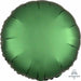 Emerald Green Satin Luxe 18 Inch Round Foil Balloon