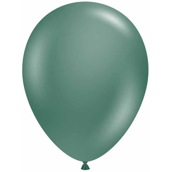 TUFTEX 11-Inch Evergreen Latex Balloons, 100 Count