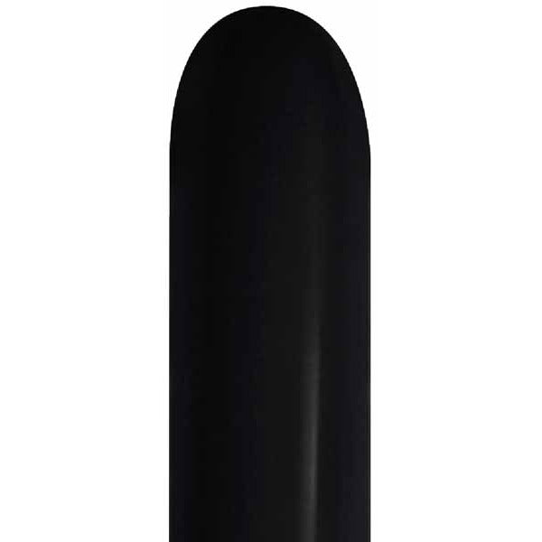 Sempertex Black 260 Latex Twisting Balloons, 50 Count