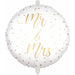 Mr & Mrs 18-Inch Foil Balloon