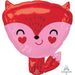 Foxy 18-Inch Fox-Shaped Foil Balloon