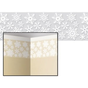 Snowflake Border Decoration, 24 Inches x 30 Feet