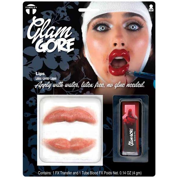Tinsley Transfers Glam Gore Lip Injections 3D FX Kit