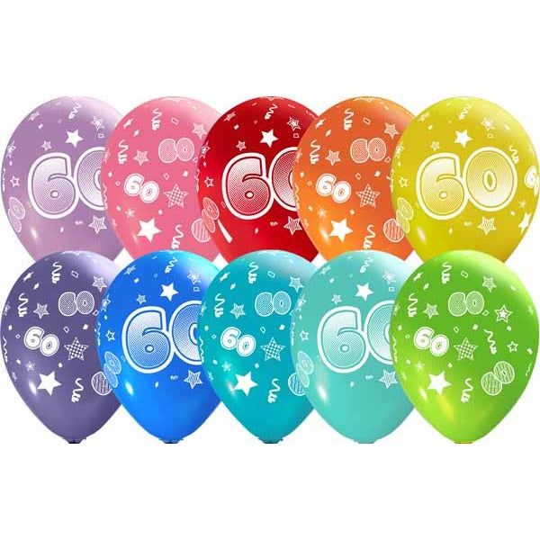 #60 NUMBERS-ALL-OVER 12" TRENDY ASST 50/B