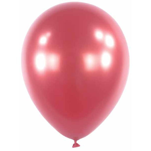 Anagram Satin Luxe Pomegranate 11-Inch Latex Balloons, 100 Count